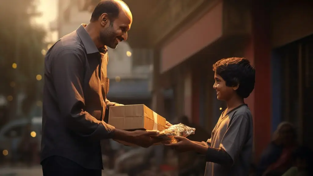 The power of kindness shown through helping an elderly woman